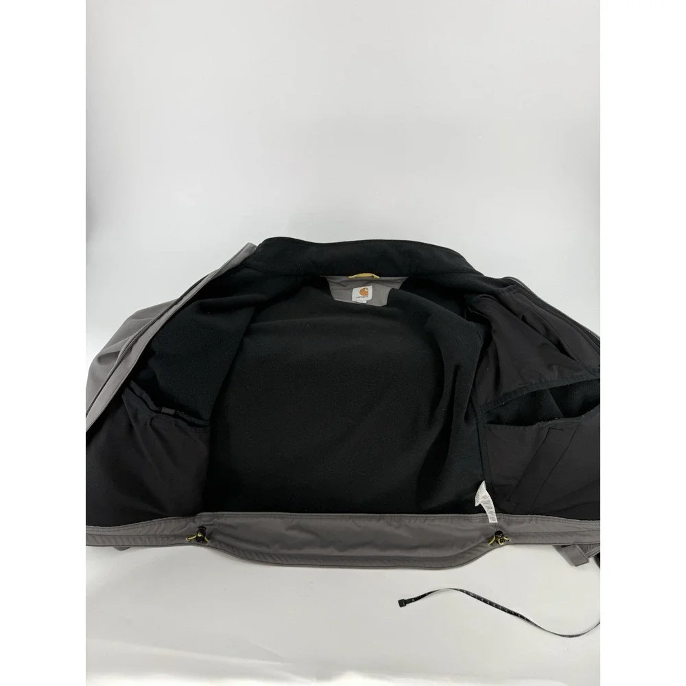 Carhartt Crowley Soft Shell Jacket Mens Medium Full Zip Gray Hiking (102199 022)